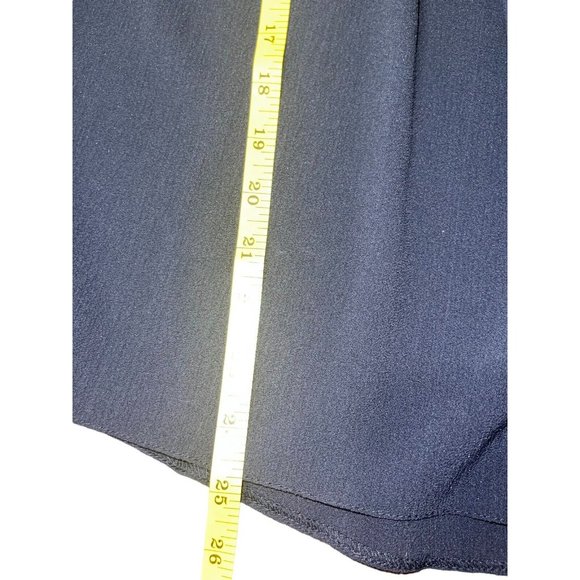 DOROTHY PERKINS Women's Blouse Navy Blue with Beaded Neckline Size 8 (US) - Picture 12 of 16